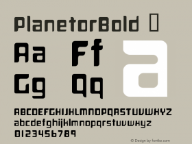 PlanetorBold