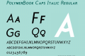 PolymerBook Caps Italic