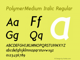 PolymerMedium Italic