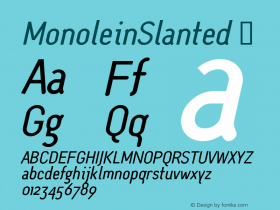 MonoleinSlanted