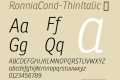 RonniaCond-ThinItalic