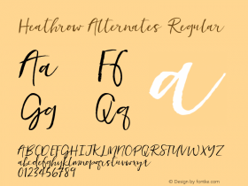 Heathrow Alternates