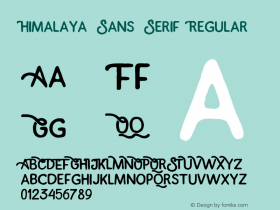 Himalaya Sans Serif