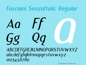 Fasciani SenzaItalic