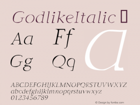 GodlikeItalic