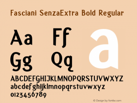 Fasciani SenzaExtra Bold