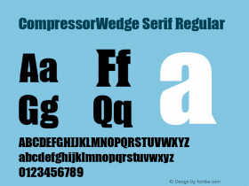 CompressorWedge Serif