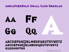 AmplifierBold Small Caps