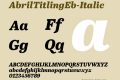 AbrilTitlingEb-Italic