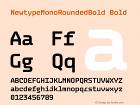 NewtypeMonoRoundedBold