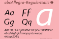 abcAllegra-RegularItalic