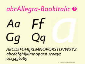 abcAllegra-BookItalic