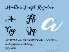Monttier Script
