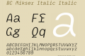 BC Mikser Italic