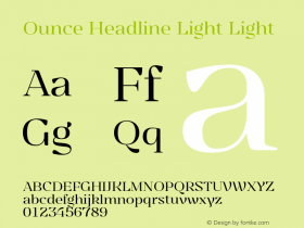 Ounce Headline Light