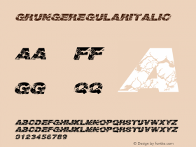 GrungeRegularitalic