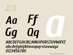 Cuprum Bold Italic