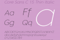 Core Sans C 15 Thin