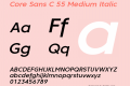 Core Sans C 55 Medium