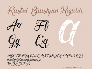 Rusted Brushpen