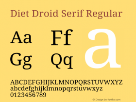 Diet Droid Serif