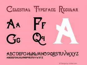 Celestial Typeface