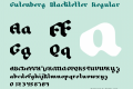 Gutenberg Blackletter