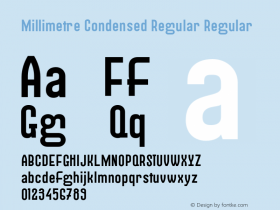 Millimetre Condensed Regular