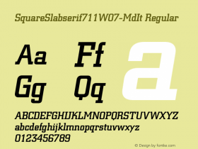 SquareSlabserif711-MdIt