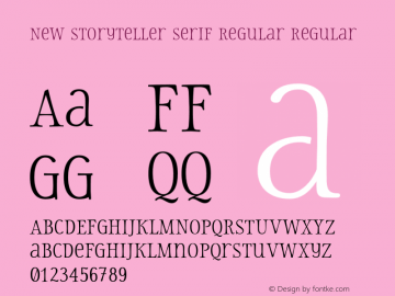 New Storyteller Serif Regular