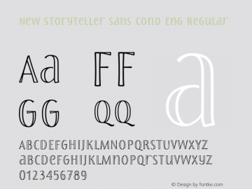 New Storyteller Sans Cond Eng