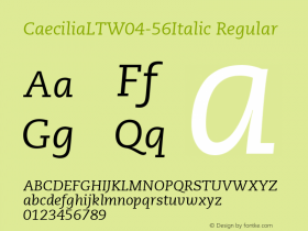 CaeciliaLT-56Italic