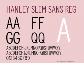 Hanley Slim Sans