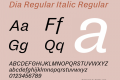 Dia Regular Italic