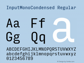 InputMonoCondensed