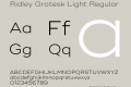 Ridley Grotesk Light