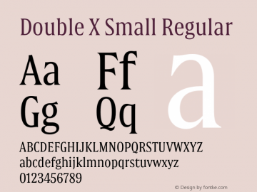 Double X Small