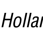 Holland Conden Italic