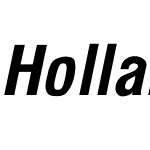 Holland Conden Bold Italic