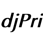 djPrimo Bold Italic