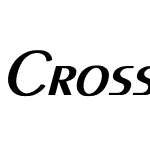Crossley Light Bold Italic