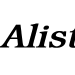 Alistair Bold Italic