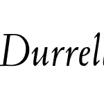 Durrell-Italic