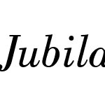 Jubilate Italic