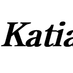 Katia Bold Italic