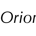 Orion Italic