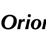 Orion Bold-Italic