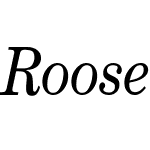 Roosevelt 8 Italic