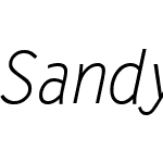 Sandy II Italic