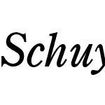 Schuyler Italic